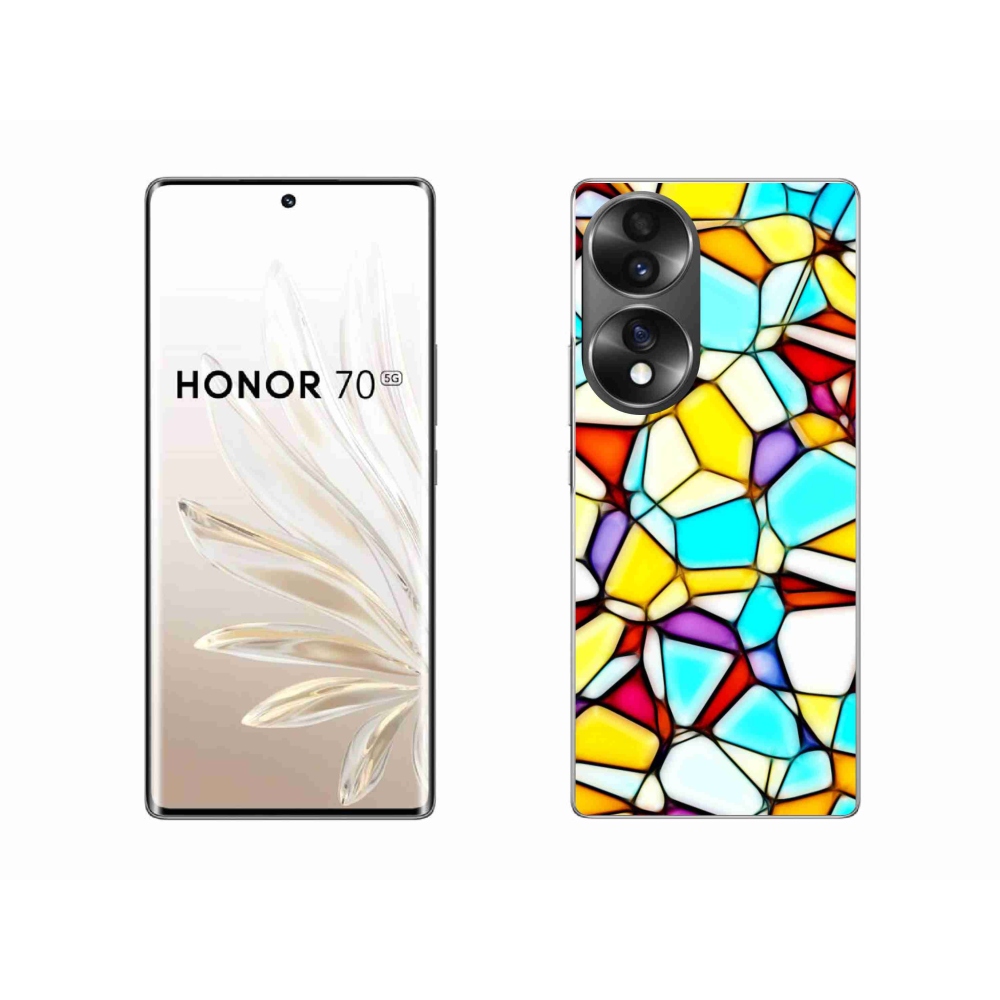 Gelový kryt mmCase na Honor 70 - abstraktní motiv 40