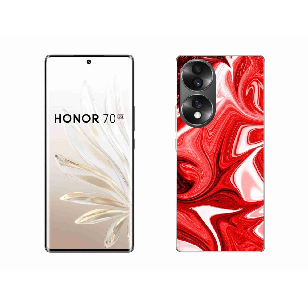 Gelový kryt mmCase na Honor 70 - abstraktní motiv 43