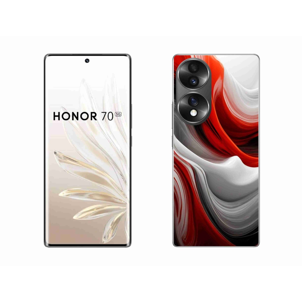 Gelový kryt mmCase na Honor 70 - abstraktní motiv 47