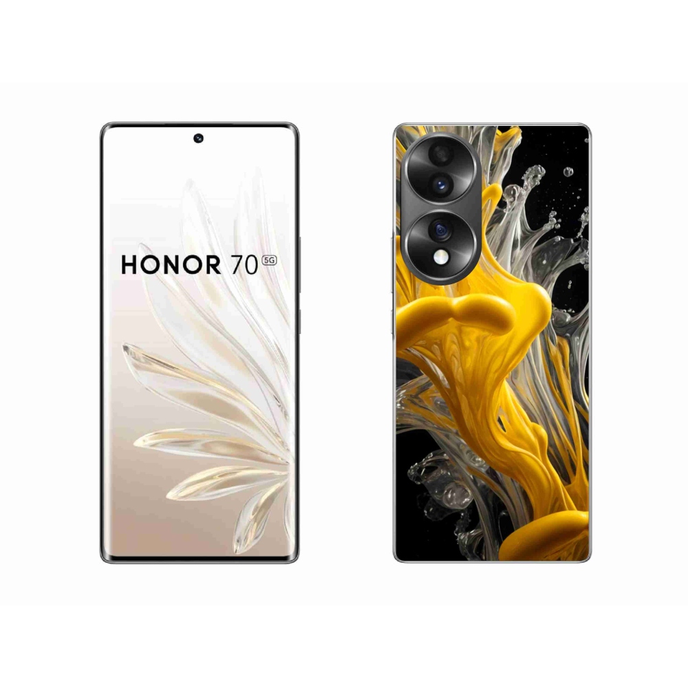 Gelový kryt mmCase na Honor 70 - abstraktní motiv 48