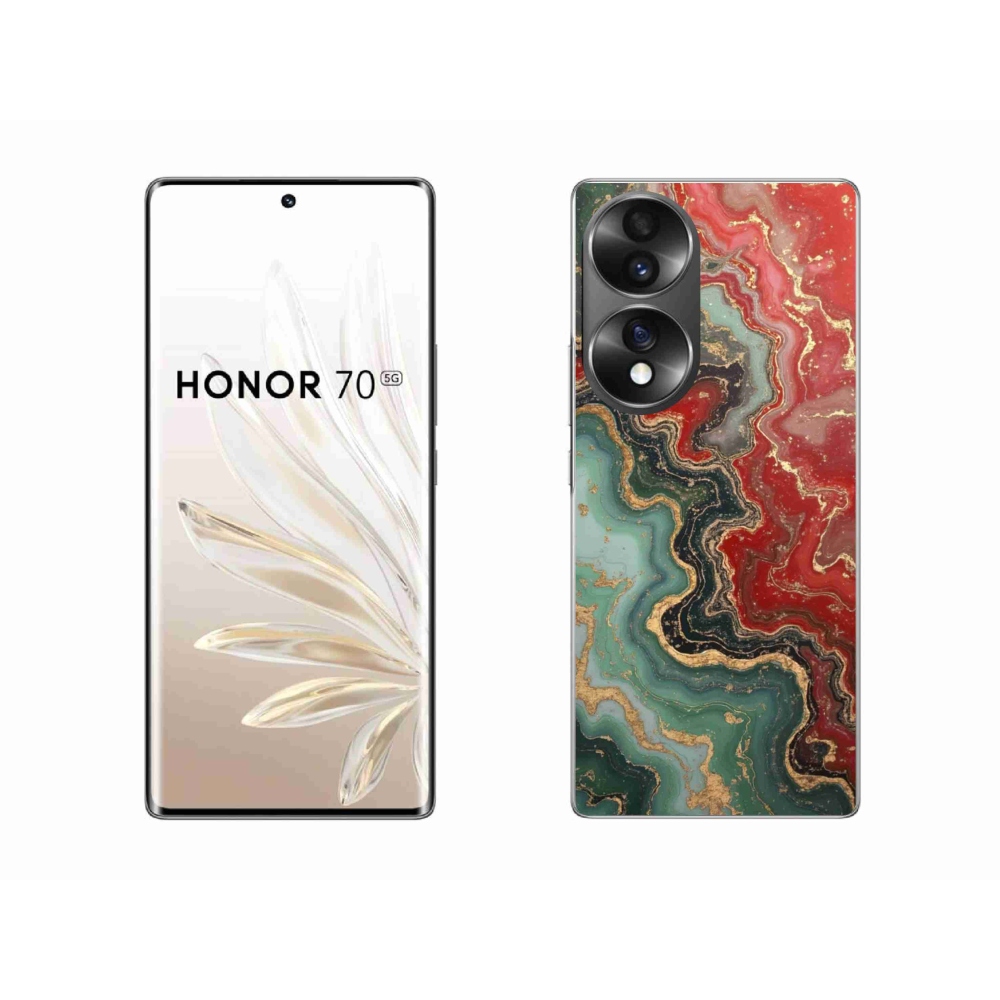 Gelový kryt mmCase na Honor 70 - abstraktní motiv 55