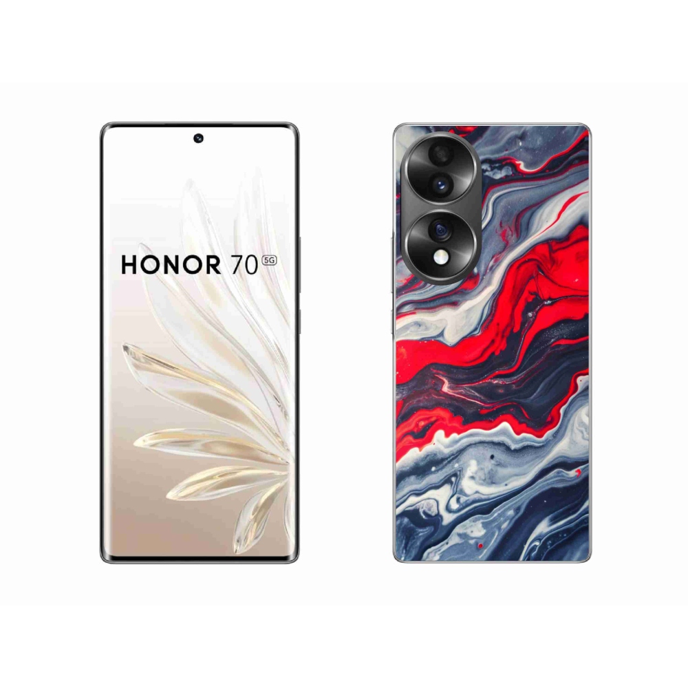 Gelový kryt mmCase na Honor 70 - abstraktní motiv 59