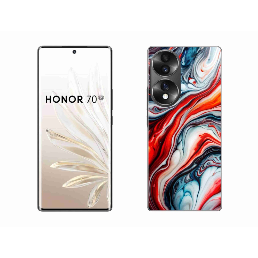 Gelový kryt mmCase na Honor 70 - abstraktní motiv 63