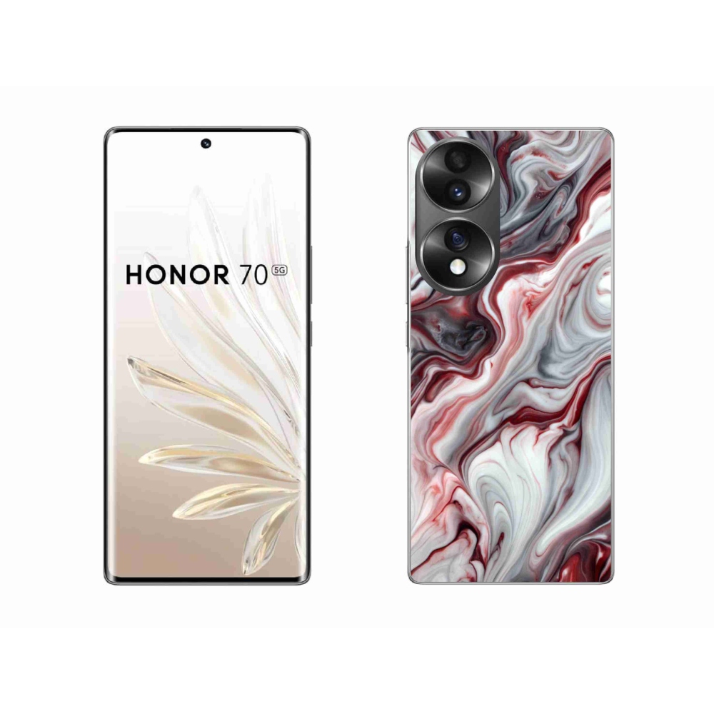Gelový kryt mmCase na Honor 70 - abstraktní motiv 64