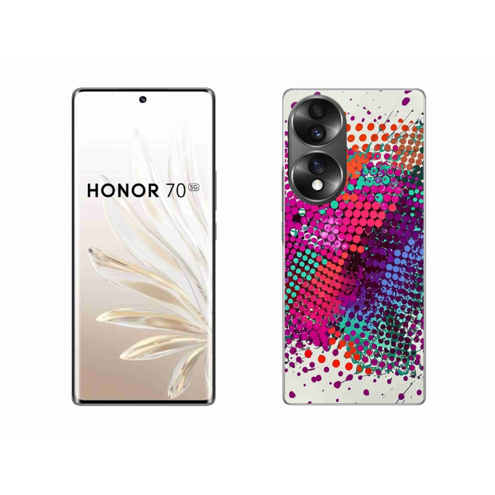 Gelový kryt mmCase na Honor 70 - abstraktní motiv 65