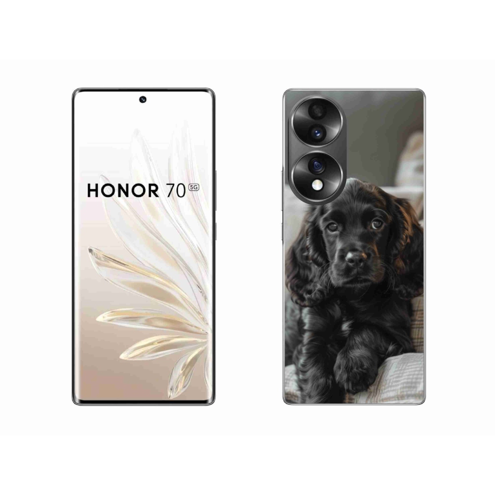 Gelový kryt mmCase na Honor 70 - anglický kokršpaněl