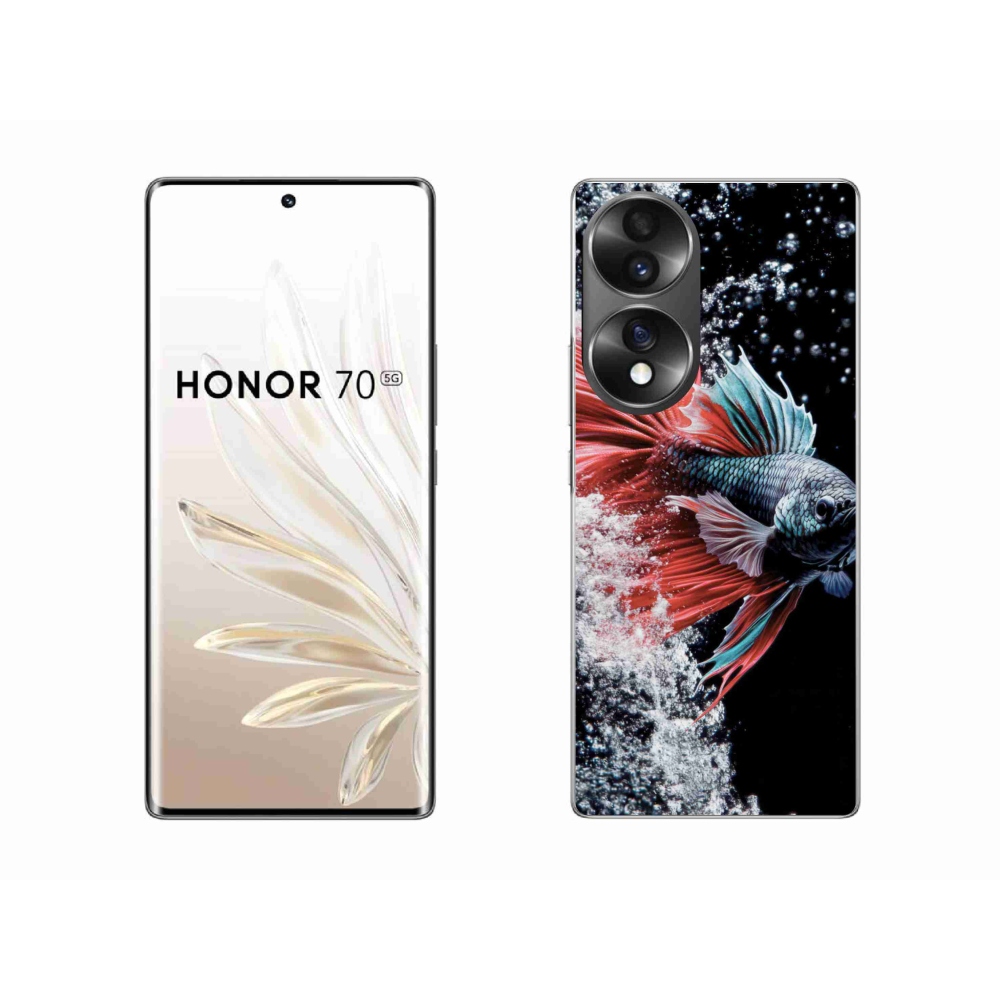 Gelový kryt mmCase na Honor 70 - bojovnice pestrá