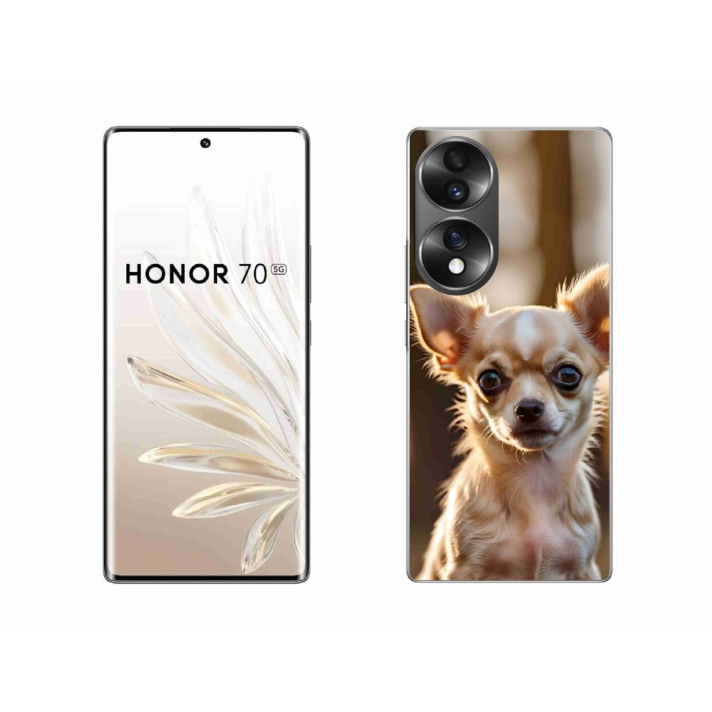 Gelový kryt mmCase na Honor 70 - čivava 6