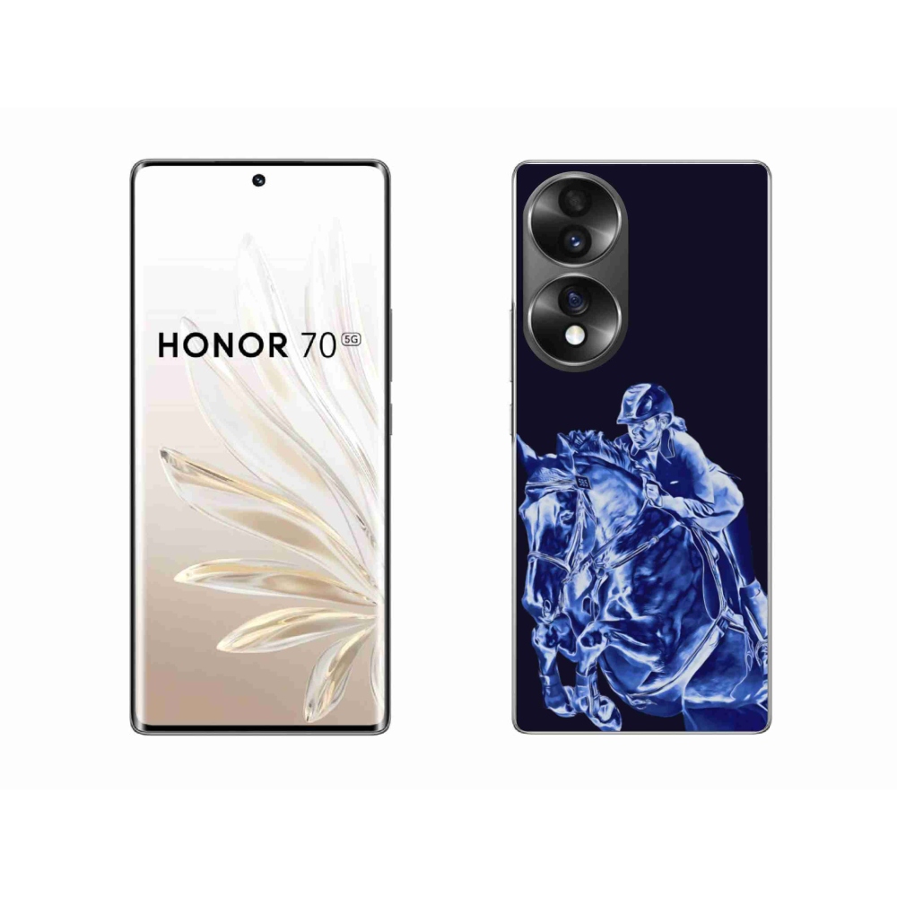 Gelový kryt mmCase na Honor 70 - dostihový kůň