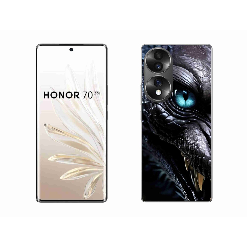 Gelový kryt mmCase na Honor 70 - dračí pohled