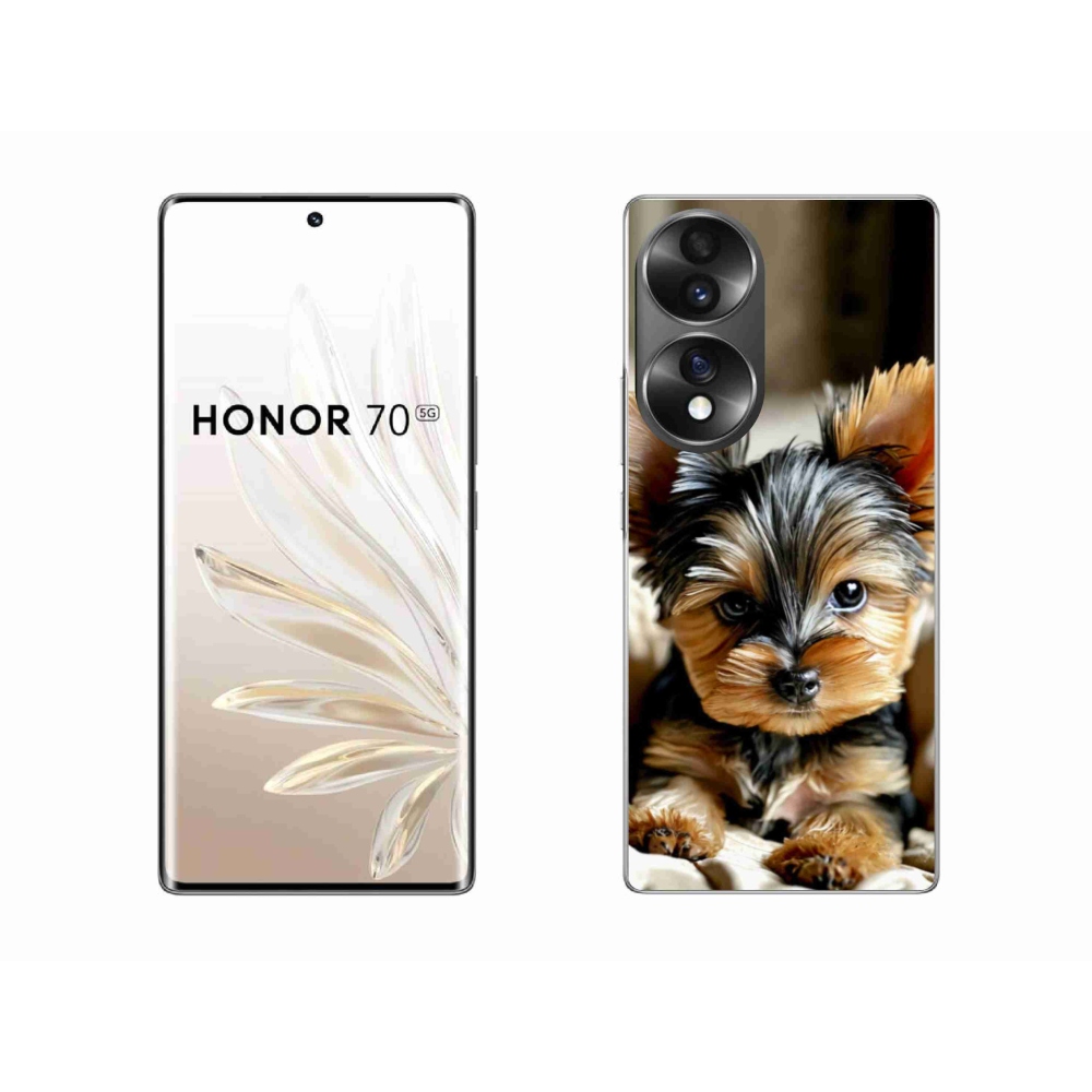 Gelový kryt mmCase na Honor 70 - jorkšír 11