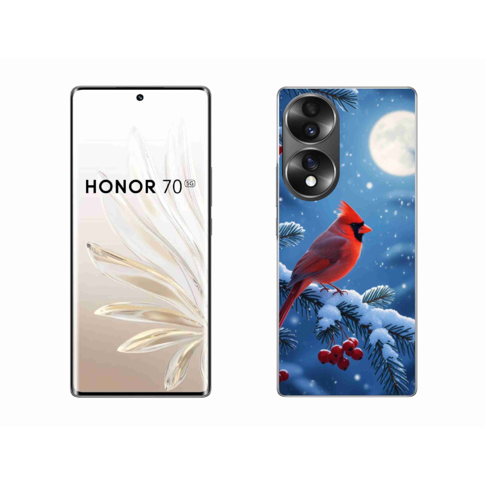 Gelový kryt mmCase na Honor 70 - kardinál červený