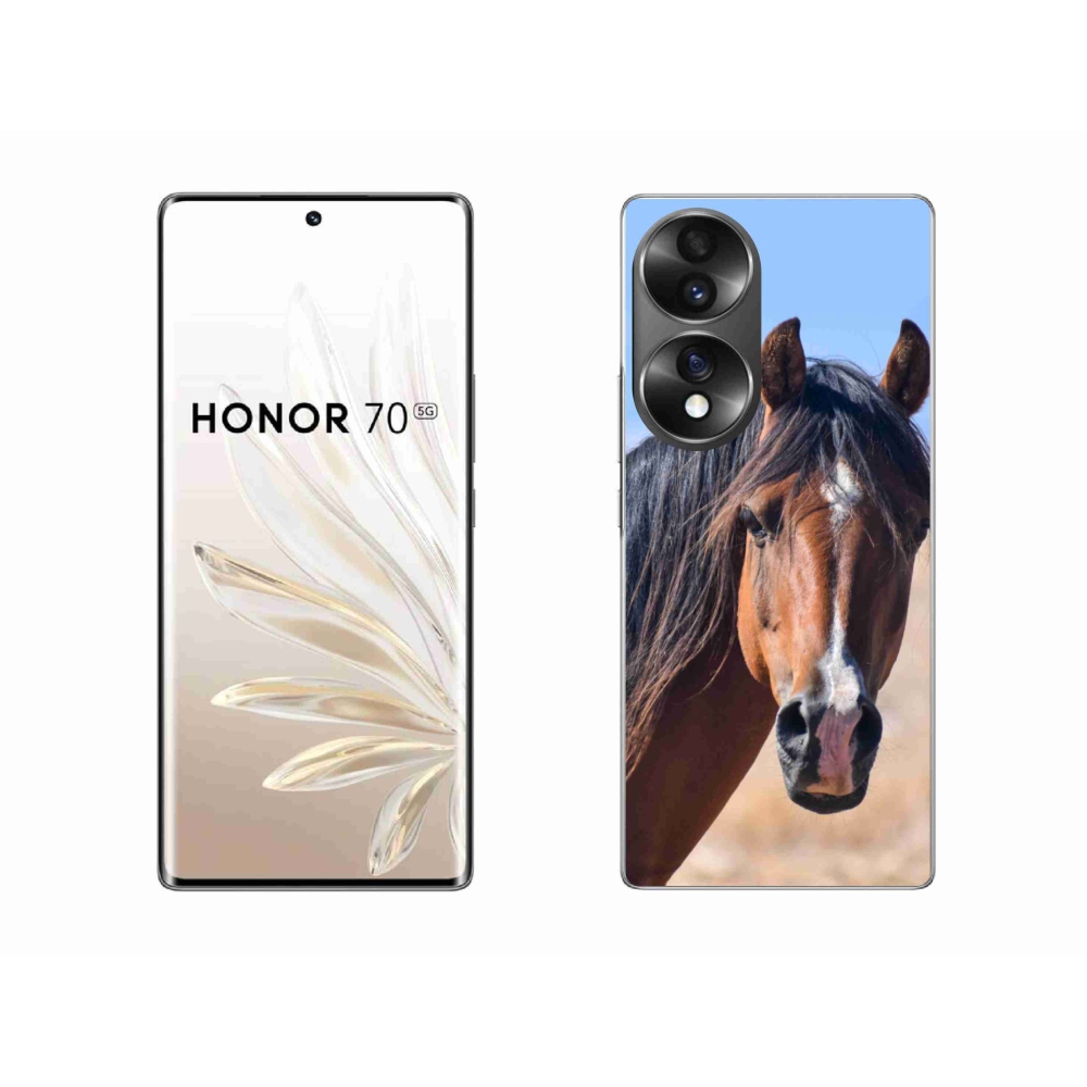 Gelový kryt mmCase na Honor 70 - klidný kůň