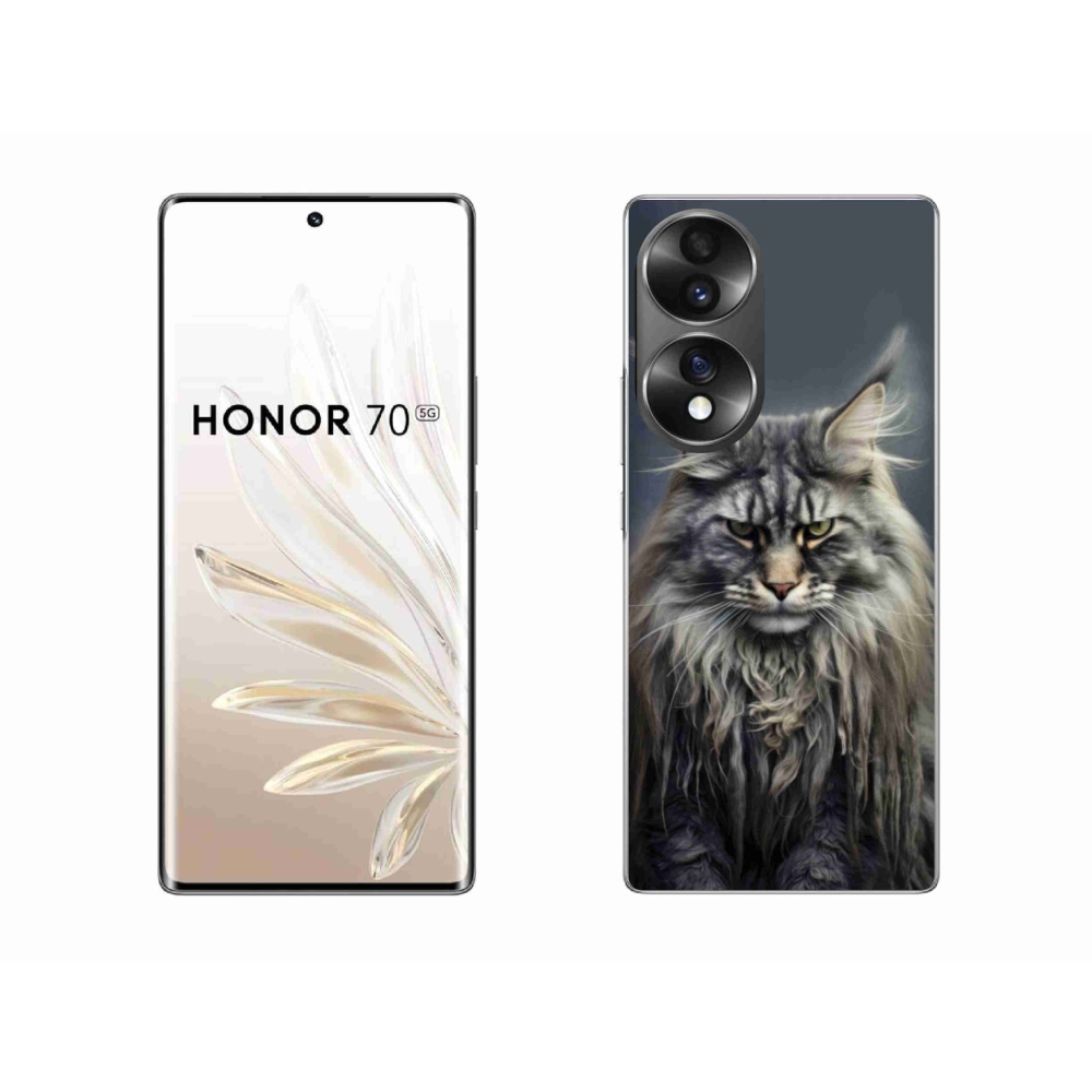 Gelový kryt mmCase na Honor 70 - kočíčí pohled 4