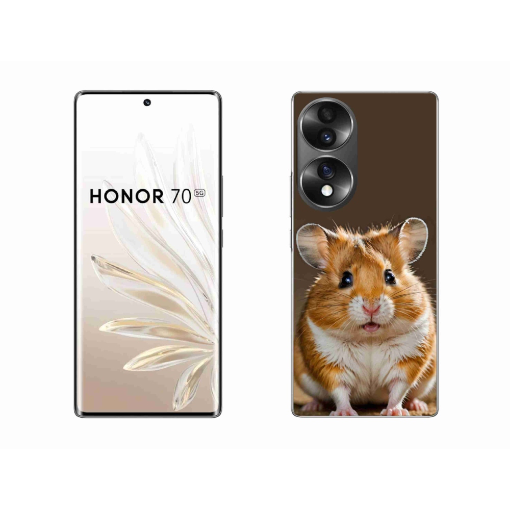 Gelový kryt mmCase na Honor 70 - křeček
