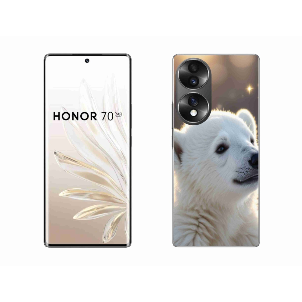 Gelový kryt mmCase na Honor 70 - lední medvěd