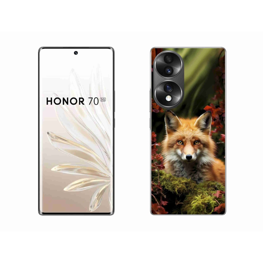 Gelový kryt mmCase na Honor 70 - liška v lese