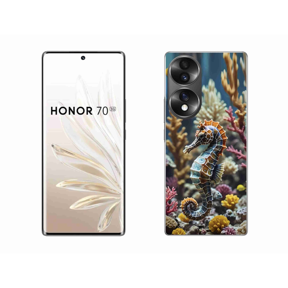 Gelový kryt mmCase na Honor 70 - mořský koník 2