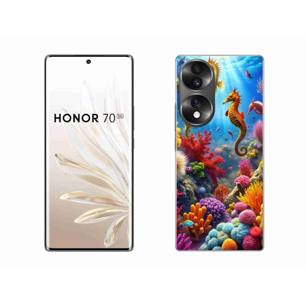 Gelový kryt mmCase na Honor 70 - mořský svět 3