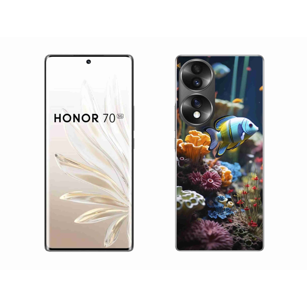 Gelový kryt mmCase na Honor 70 - mořský svět 5