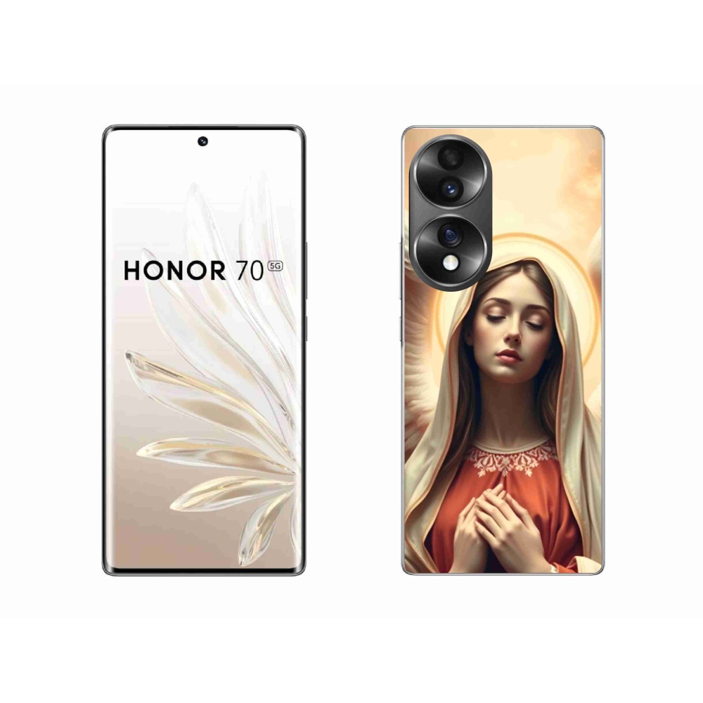 Gelový kryt mmCase na Honor 70 - náboženský motiv
