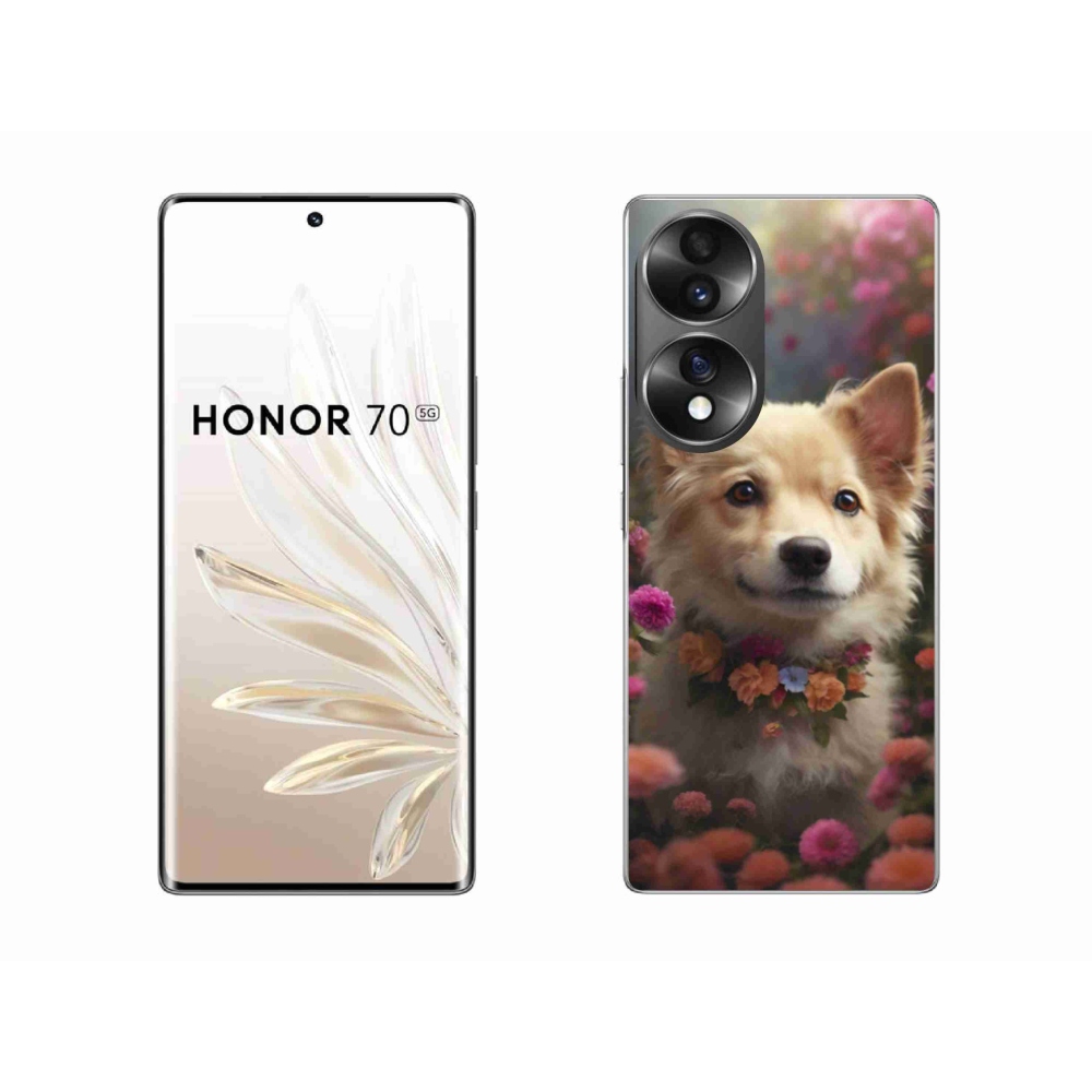 Gelový kryt mmCase na Honor 70 - německý špic