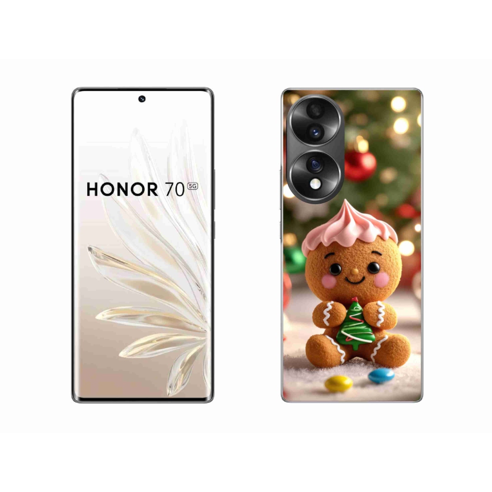 Gelový kryt mmCase na Honor 70 - perníček