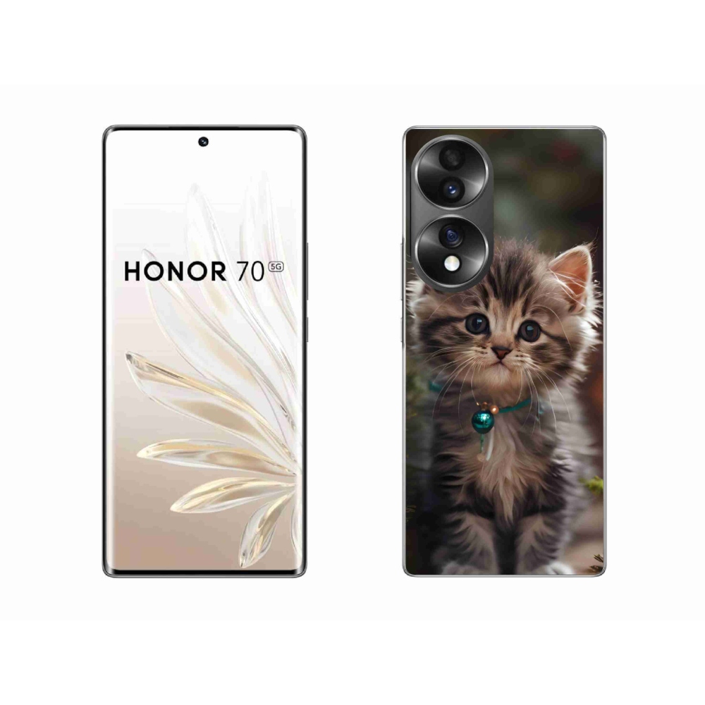 Gelový kryt mmCase na Honor 70 - roztomilé kotě 11