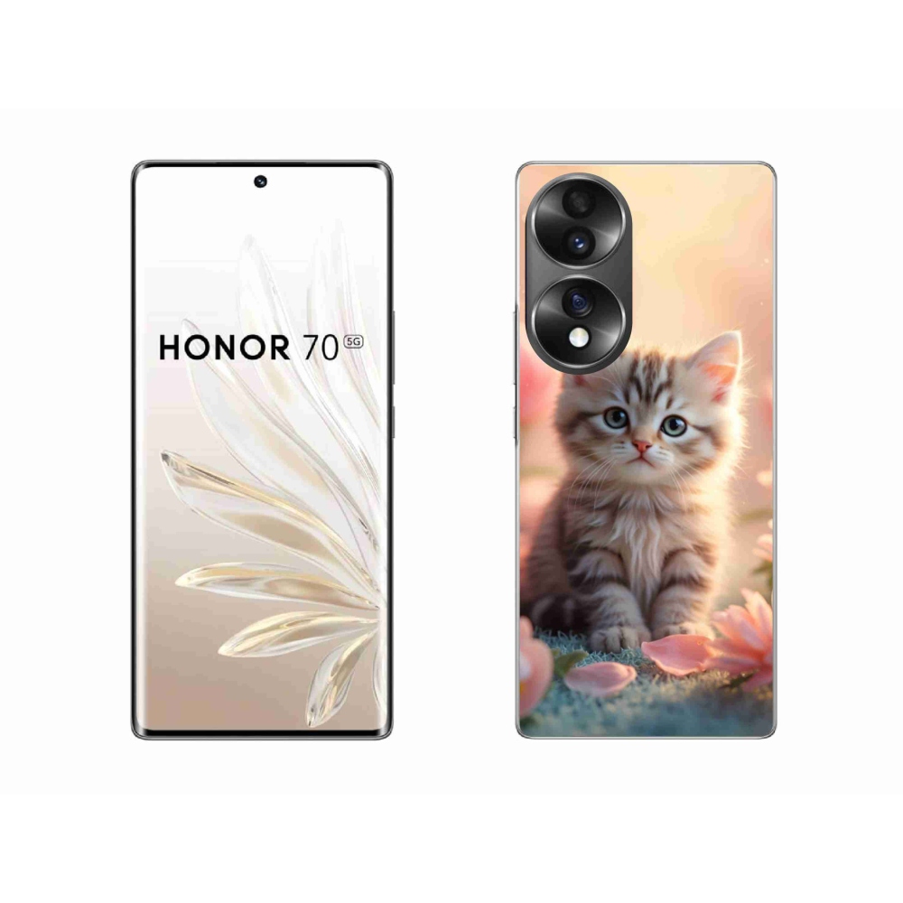 Gelový kryt mmCase na Honor 70 - roztomilé kotě 8