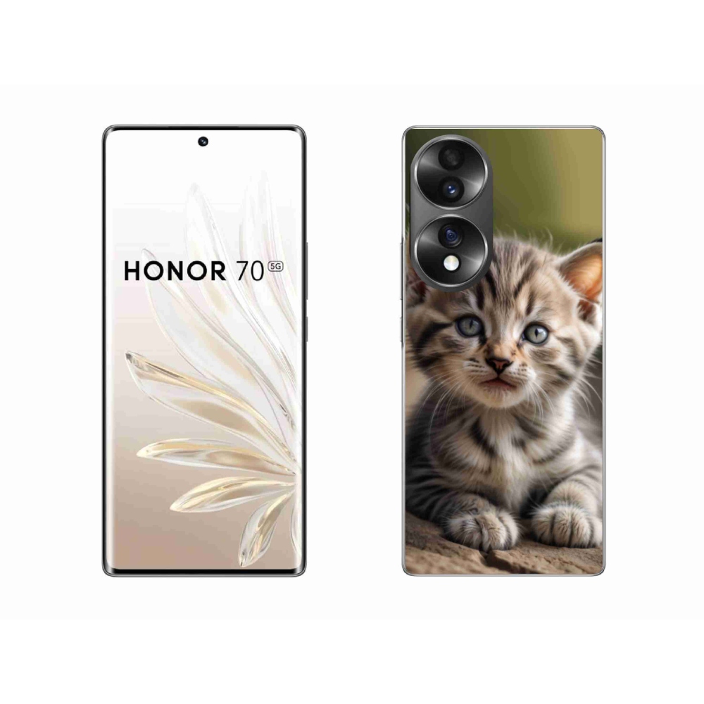 Gelový kryt mmCase na Honor 70 - roztomilé kotě 9
