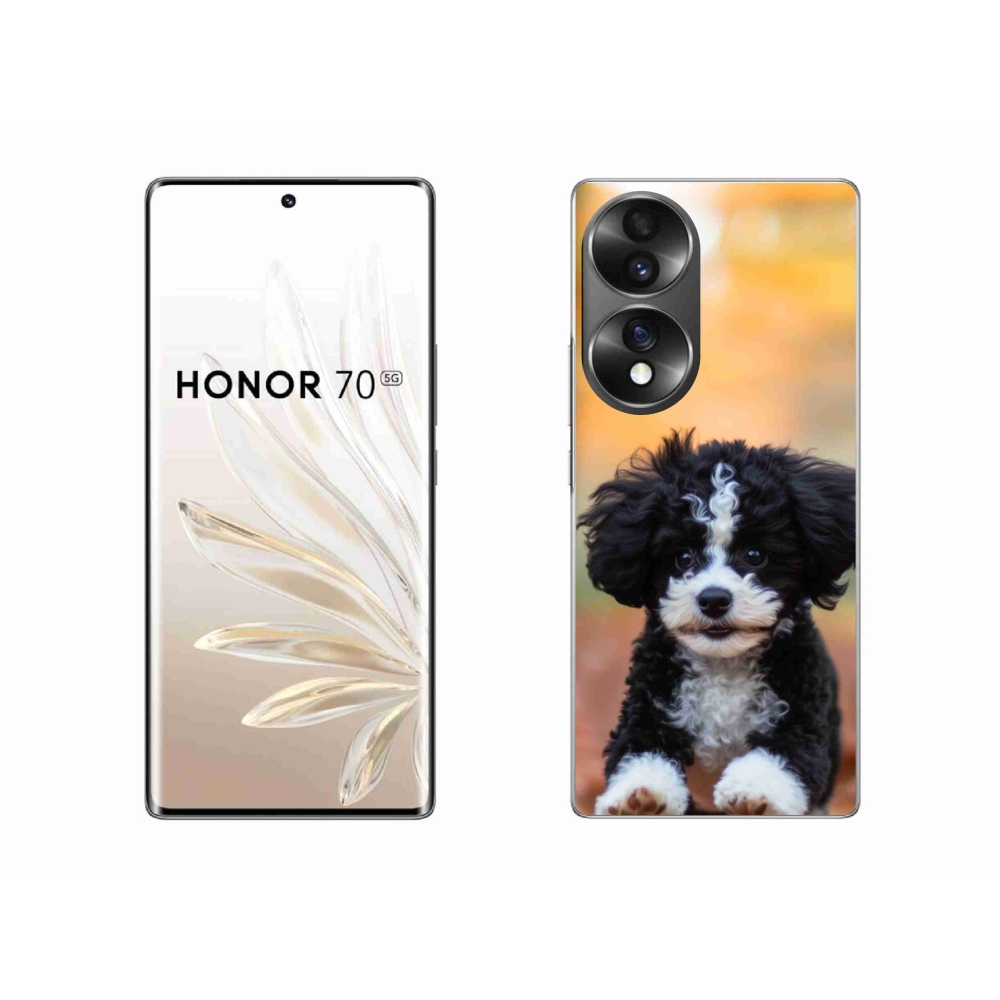 Gelový kryt mmCase na Honor 70 - roztomilé štěně 2