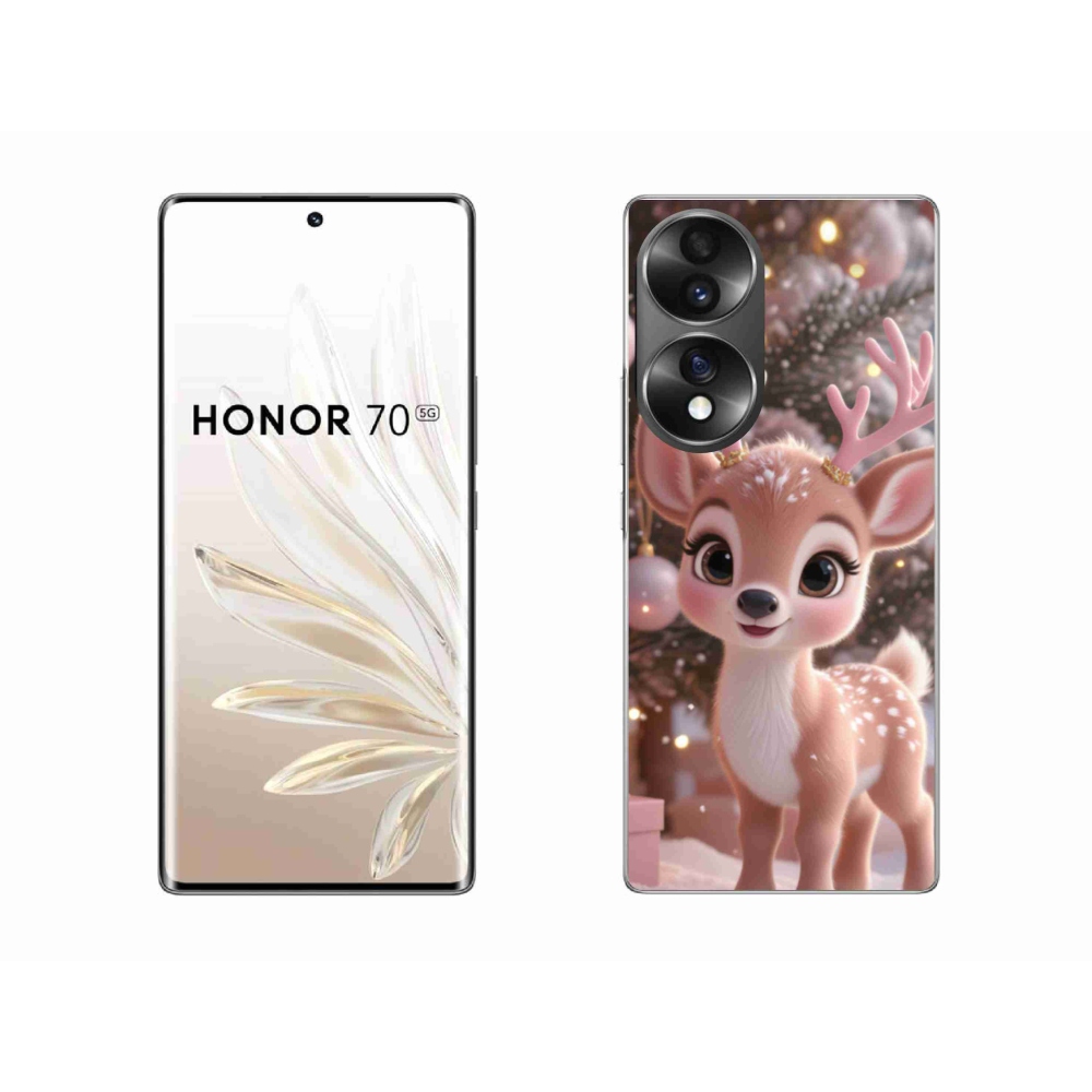 Gelový kryt mmCase na Honor 70 - roztomilý sob