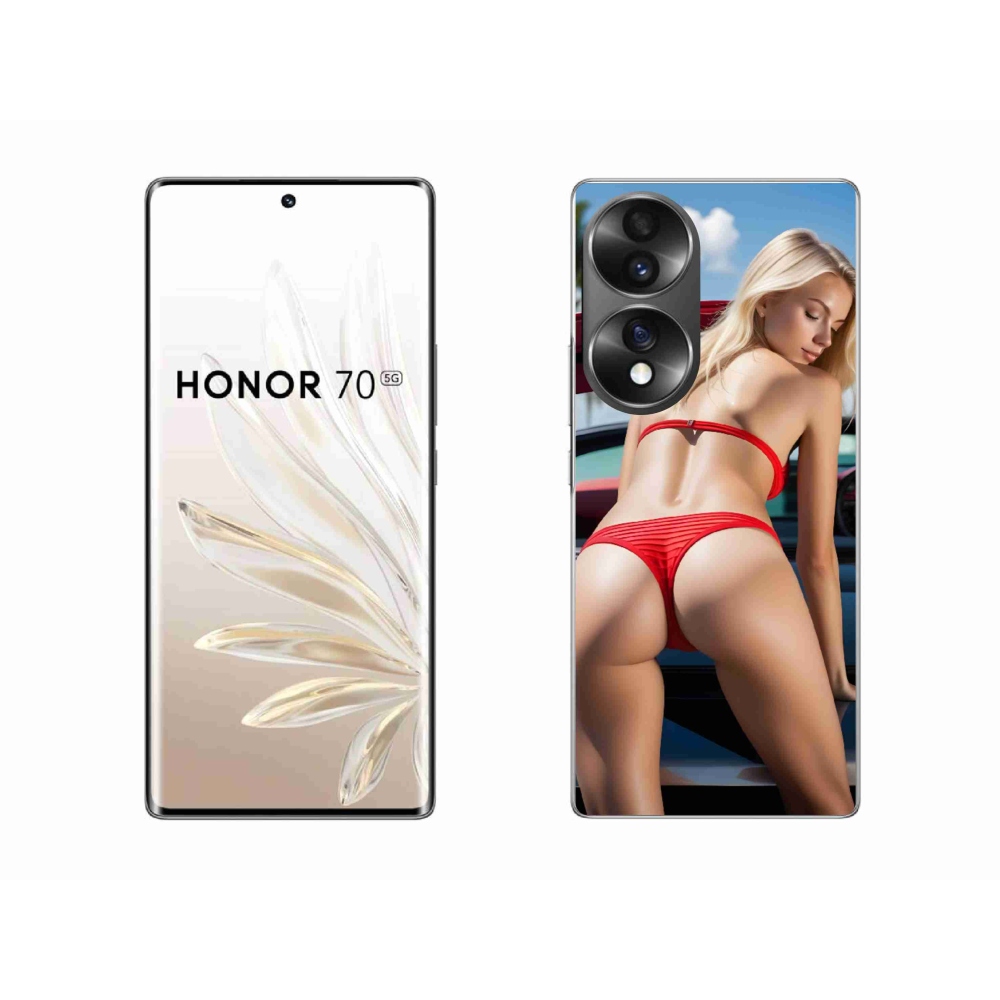 Gelový kryt mmCase na Honor 70 - sexy žena 2