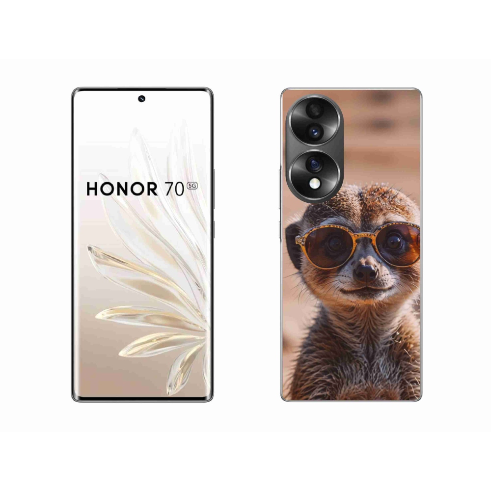 Gelový kryt mmCase na Honor 70 - stylová surikata