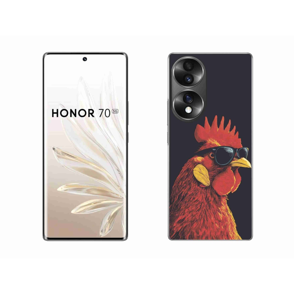 Gelový kryt mmCase na Honor 70 - stylový kohout