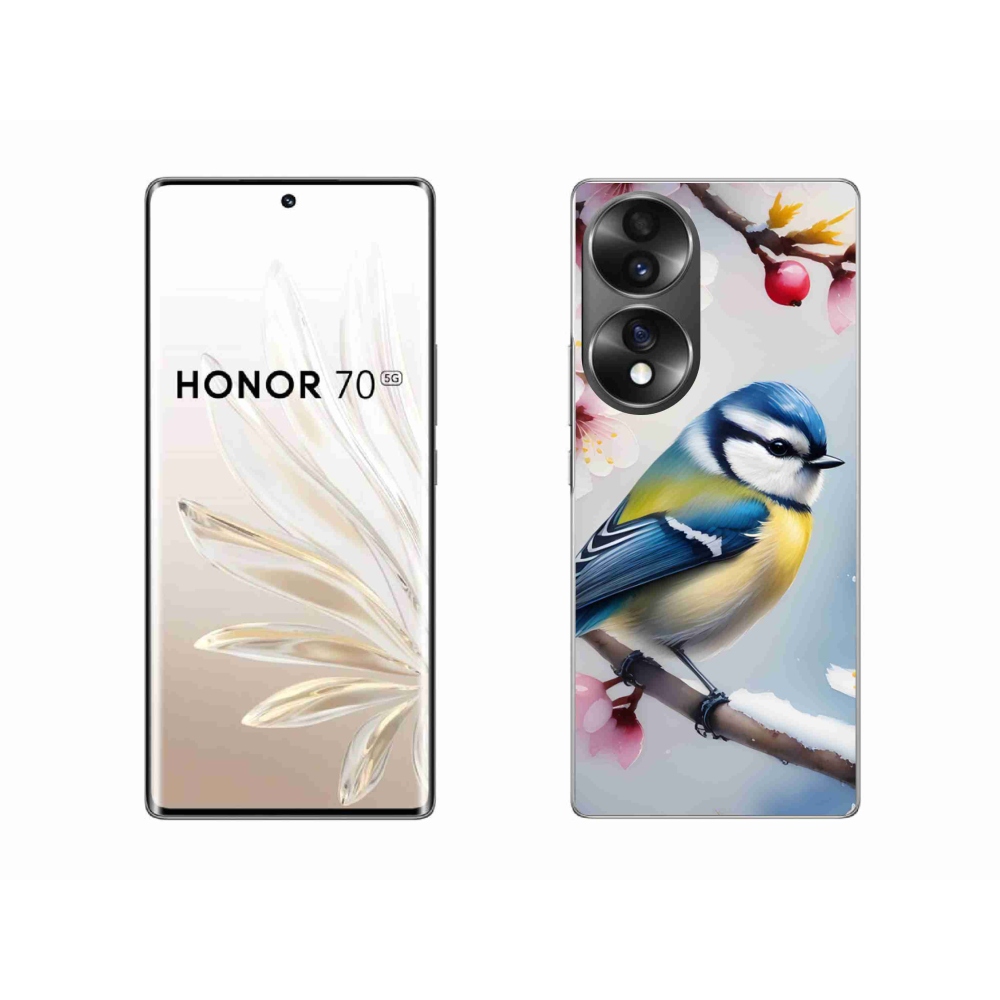 Gelový kryt mmCase na Honor 70 - sýkorka