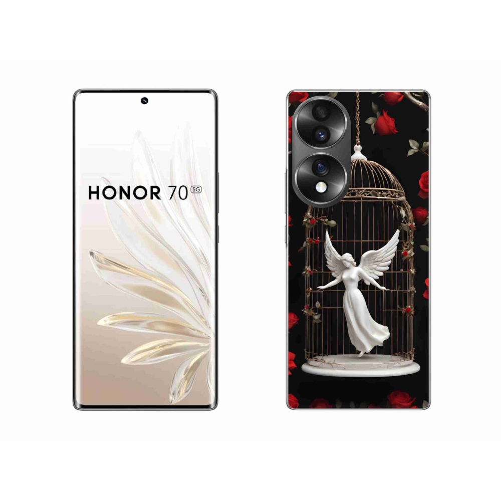 Gelový kryt mmCase na Honor 70 - uvězněný anděl