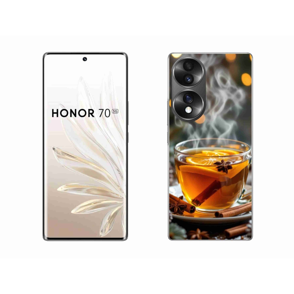 Gelový kryt mmCase na Honor 70 - vánoční punč