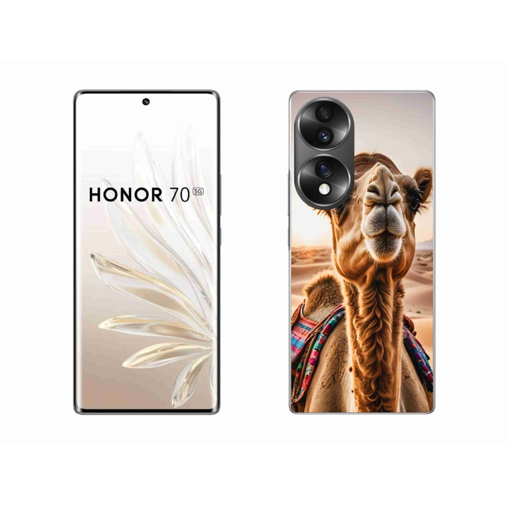 Gelový kryt mmCase na Honor 70 - velbloud