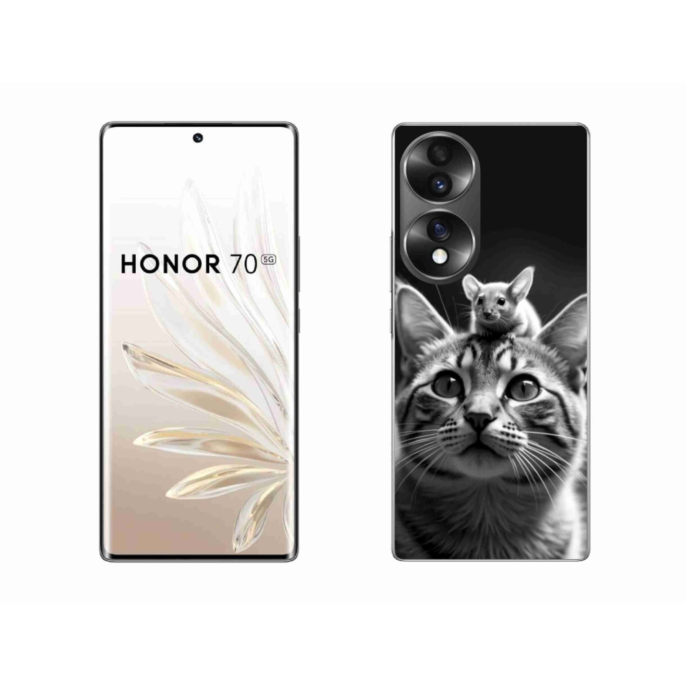 Gelový kryt mmCase na Honor 70 - zvířecí přátelství 2