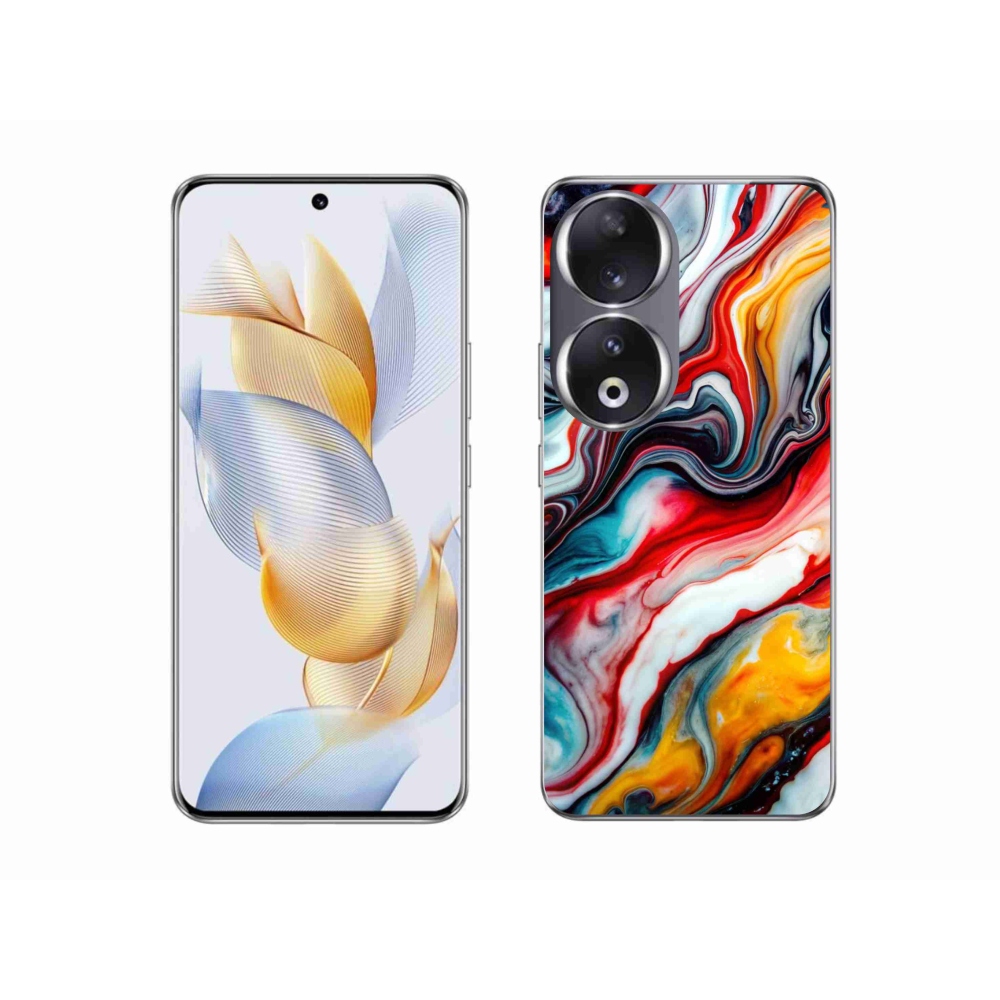 Gelový kryt mmCase na Honor 90 - abstraktní motiv 35