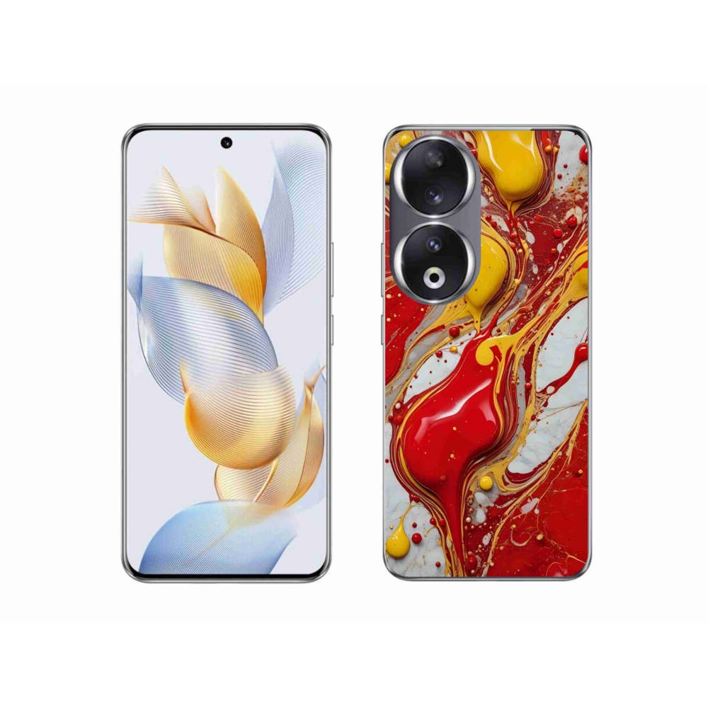 Gelový kryt mmCase na Honor 90 - abstraktní motiv 42