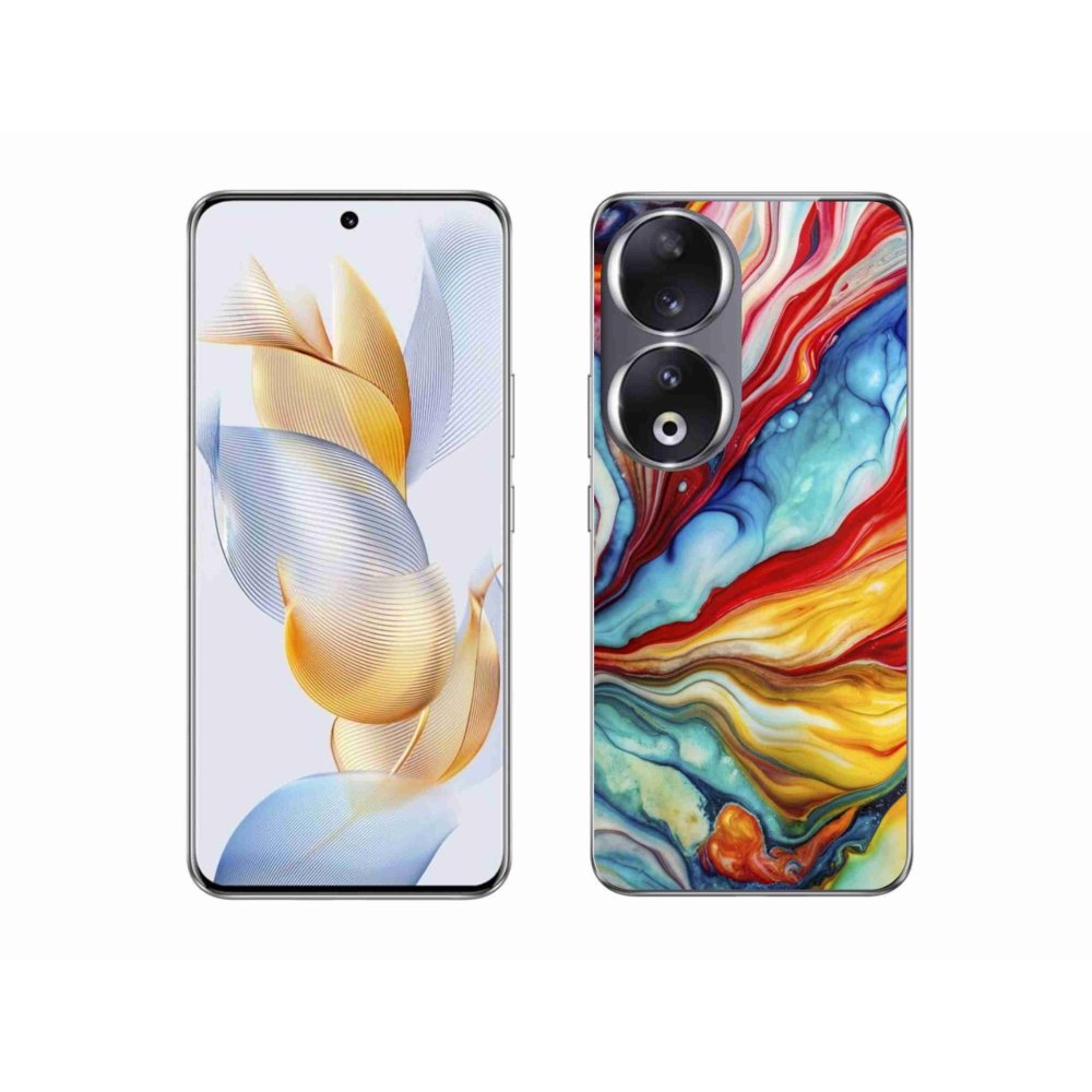 Gelový kryt mmCase na Honor 90 - abstraktní motiv 58