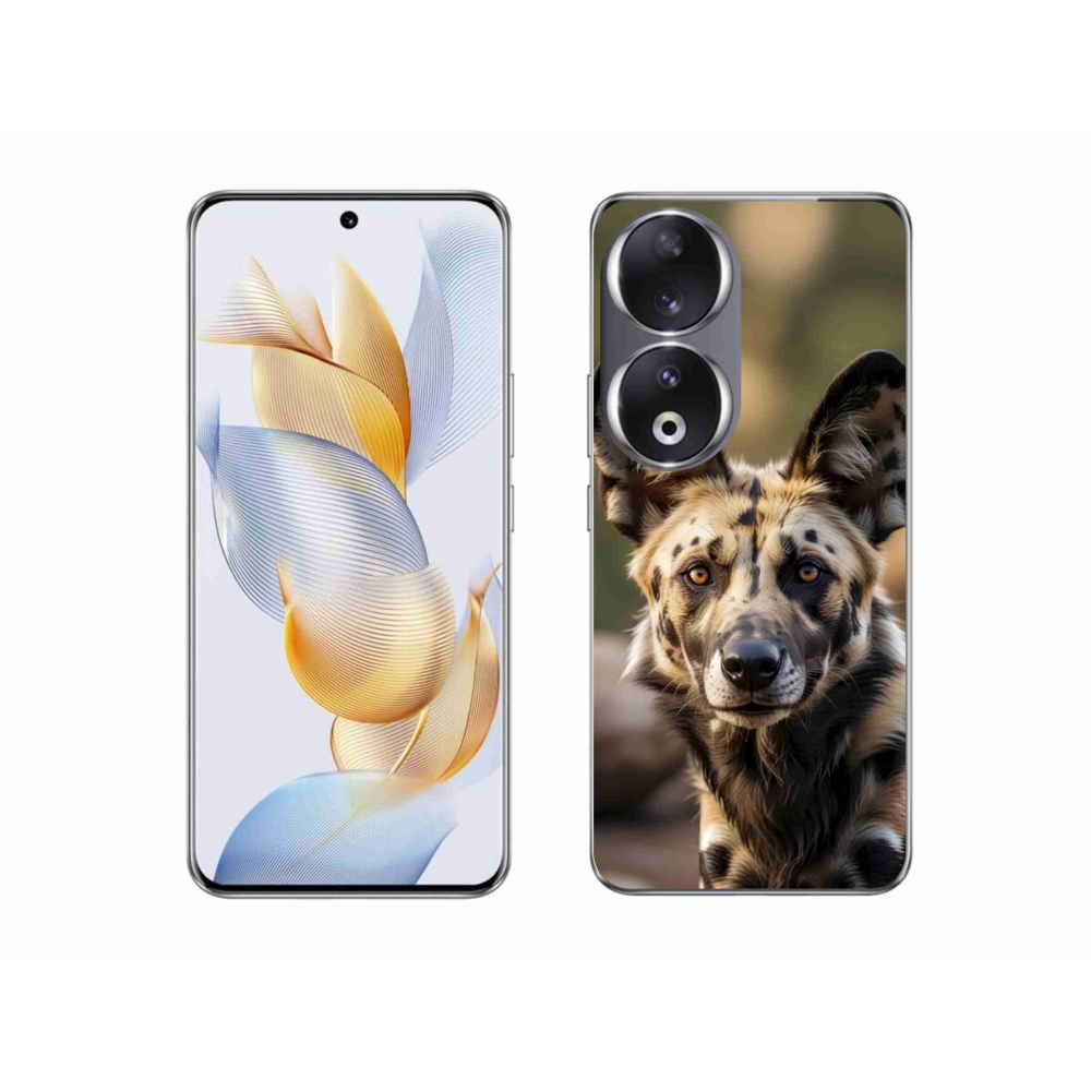 Gelový kryt mmCase na Honor 90 - africký divoký pes