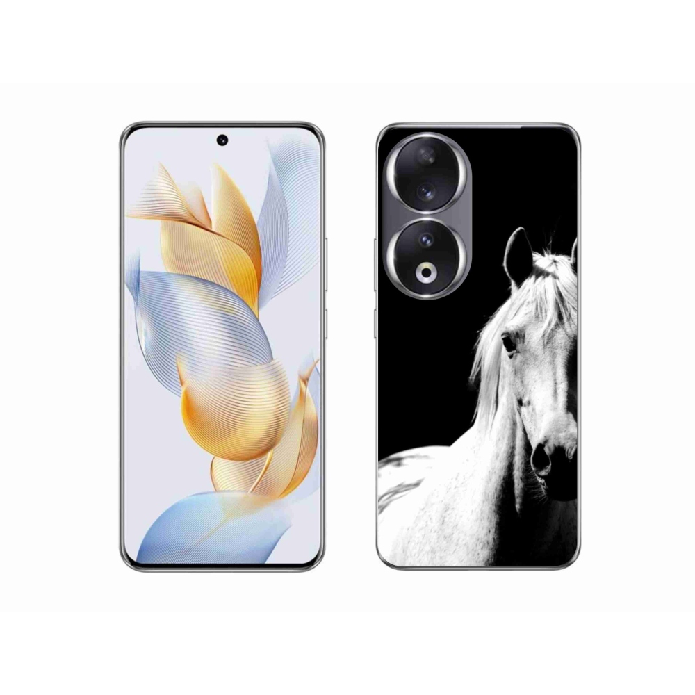 Gelový kryt mmCase na Honor 90 - bílý kůň 5