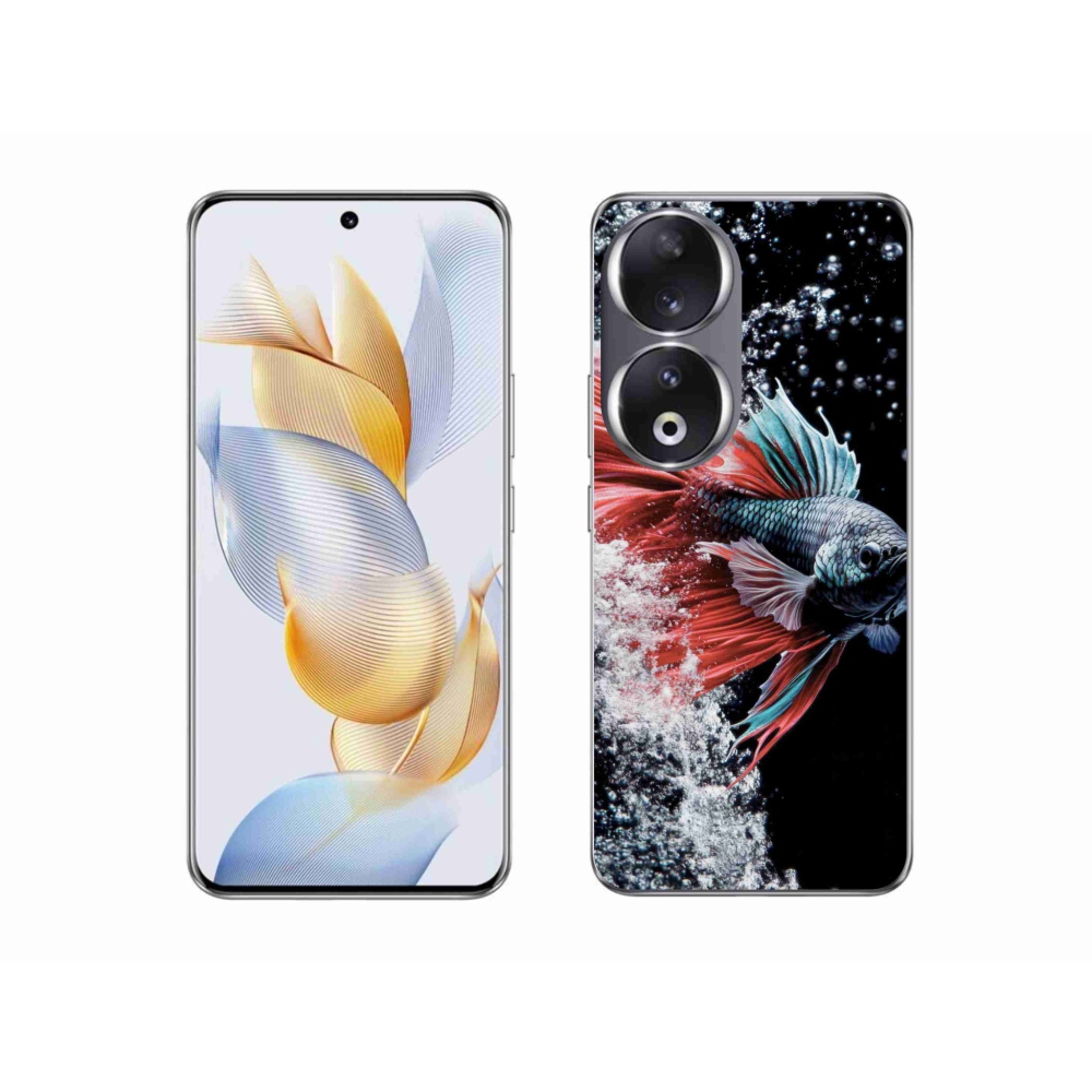 Gelový kryt mmCase na Honor 90 - bojovnice pestrá