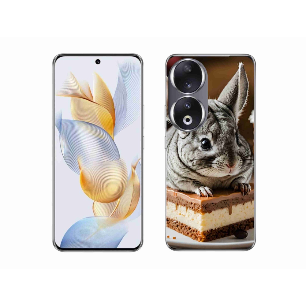 Gelový kryt mmCase na Honor 90 - činčila