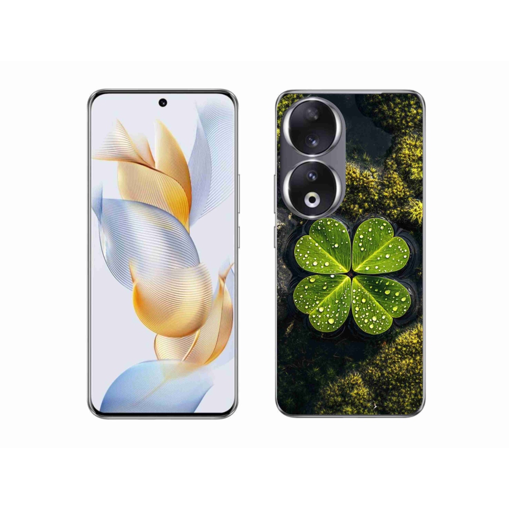 Gelový kryt mmCase na Honor 90 - čtyřlístek