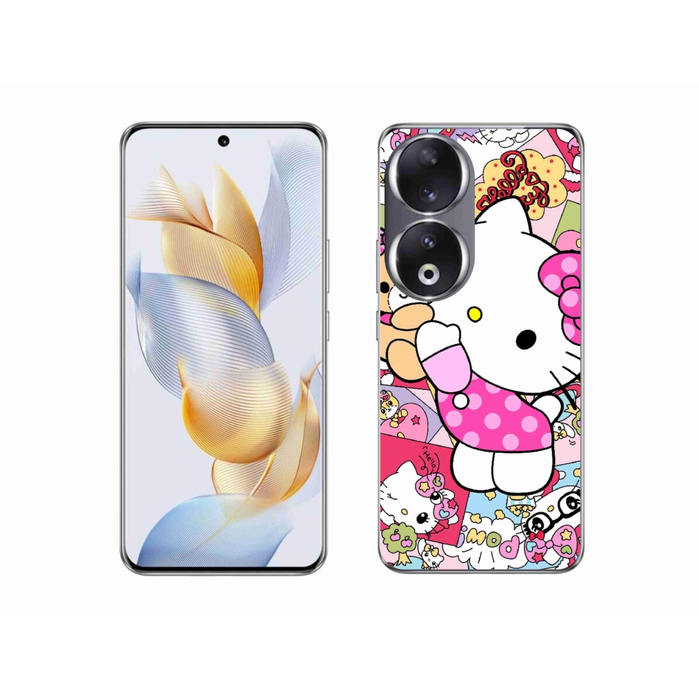 Gelový kryt mmCase na Honor 90 - cute kitty