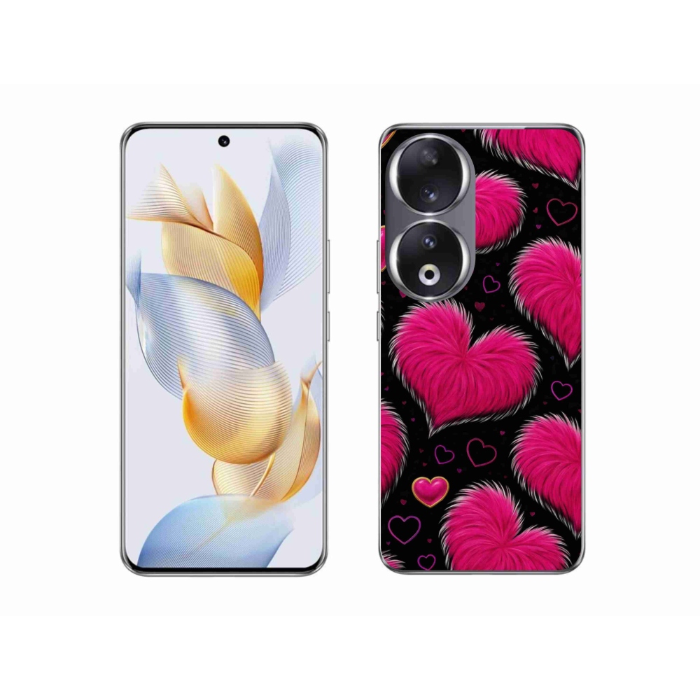 Gelový kryt mmCase na Honor 90 - hebká srdce